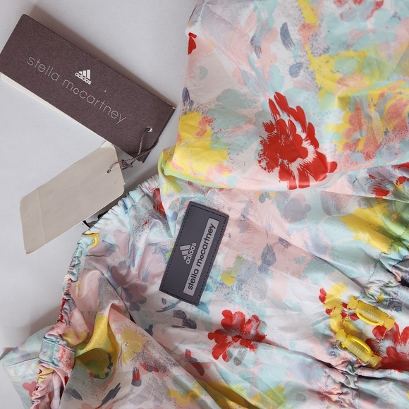 NWT Adidas Stella McCartney Multi Floral Studio Jacket, Small - Picture 13 of 15